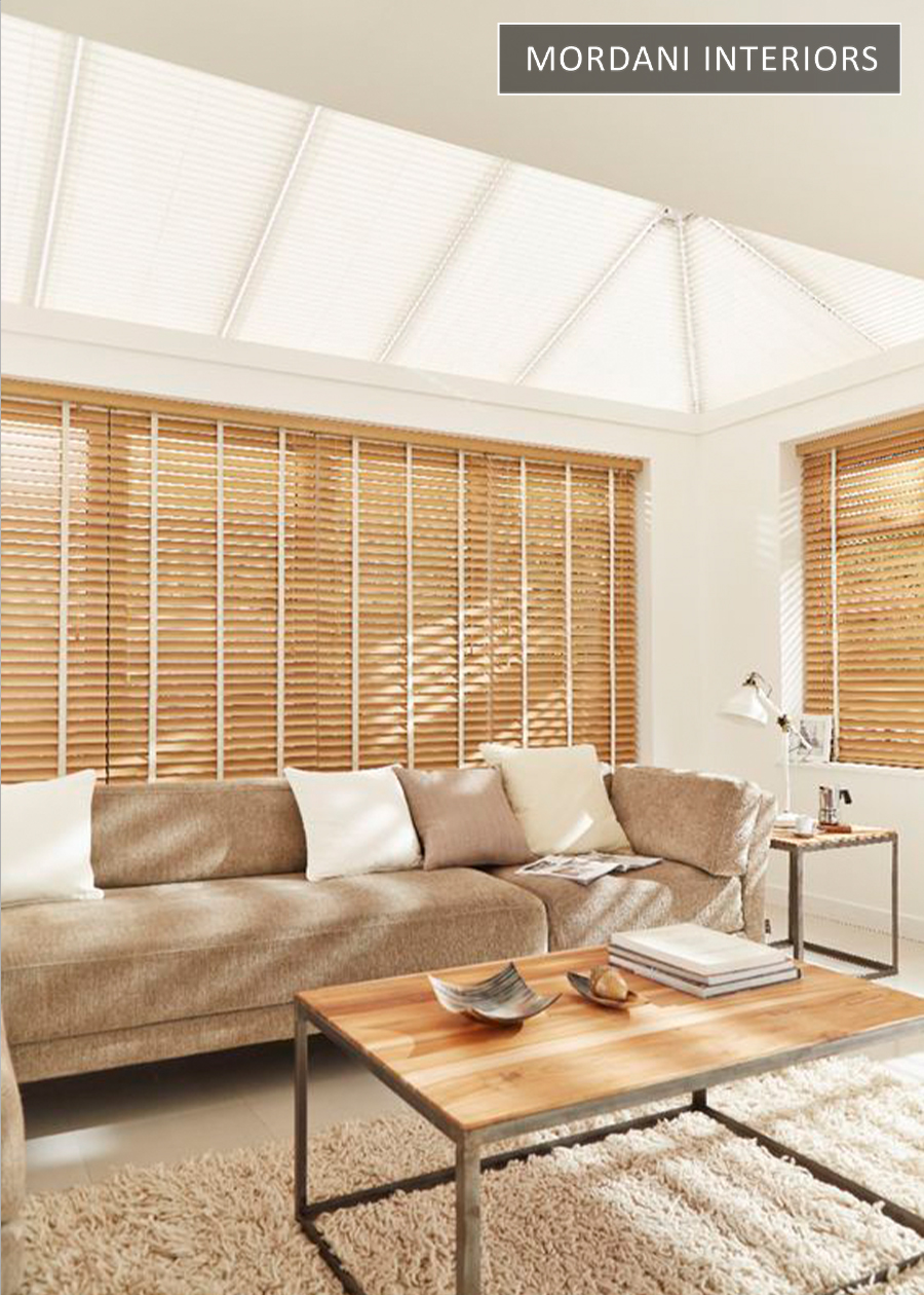 Natural Oak Wooden Venetian Blinds